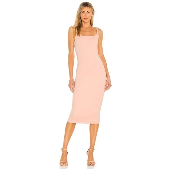 Lovers + Friends | Dresses | Nwt Revolve Lovers Friends Donatella Knit  Blush Dress | Poshmark